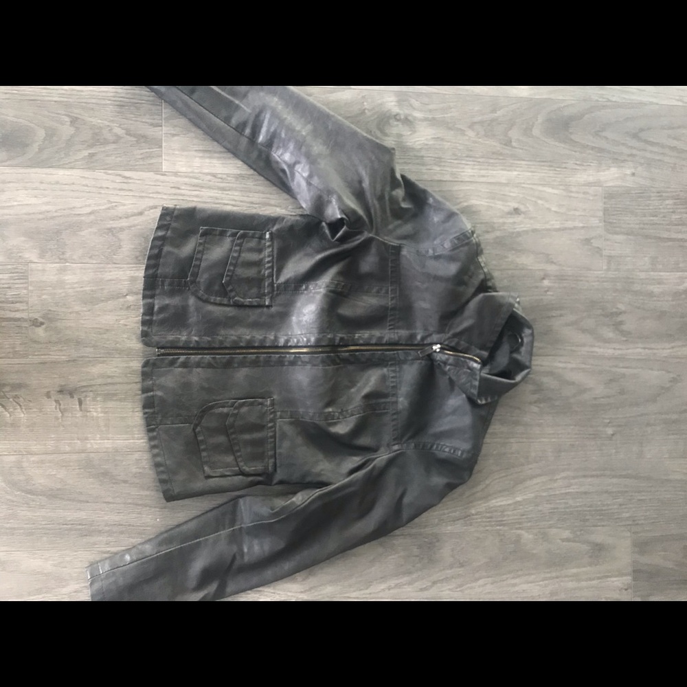 William Rast Black Leather Jacket